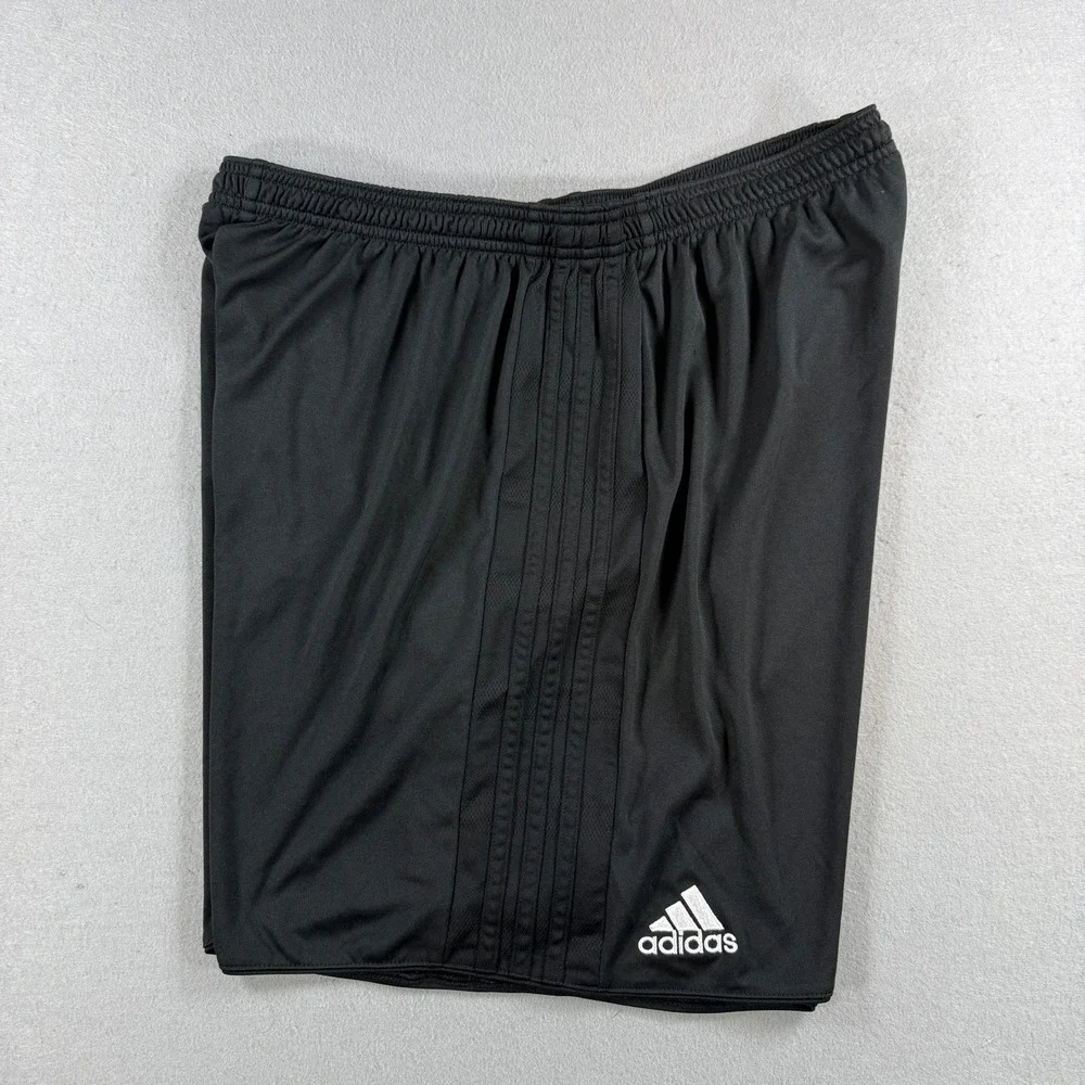 Adidas Athletic Shorts Mens XL Black Climacool Soccer Training Activewear